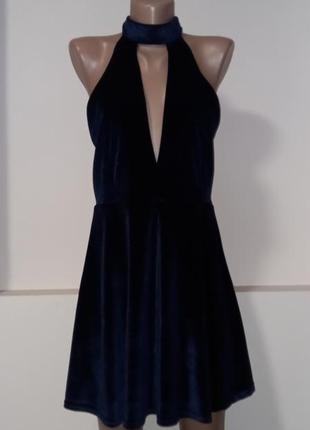 Красивое бархатное велюровое платье платья с открытой спиной2 фото