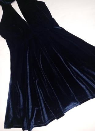 Красивое бархатное велюровое платье платья с открытой спиной8 фото