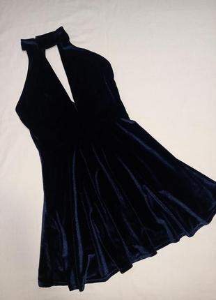 Красивое бархатное велюровое платье платья с открытой спиной6 фото