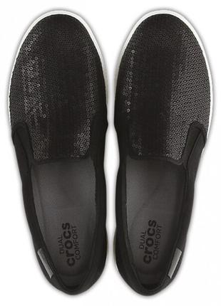 Слипоны crocs citilane sequin slip-on 40 размер оригинал3 фото