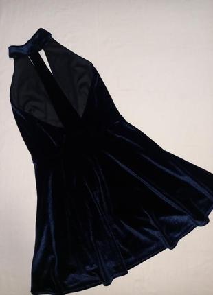 Красивое бархатное велюровое платье платья с открытой спиной9 фото