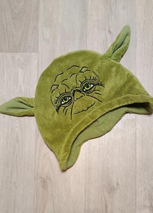 Теплая шапка star wars master yoda звёздные войны мастер йода