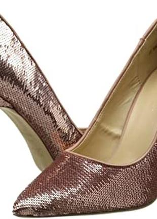 Туфли на каблуке бронза золото new look 41р.1 фото