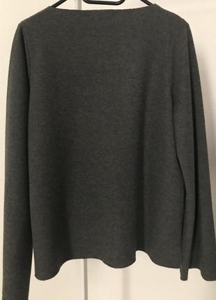 Zara мягкий серый свитер4 фото