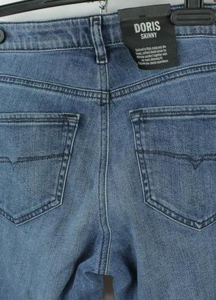 Качественные джинсы скинни diesel doris stretch super slim-skinny regular waist jeans6 фото