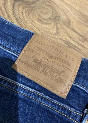 Джинсы levis premium оригинал, скинни темно синие3 фото