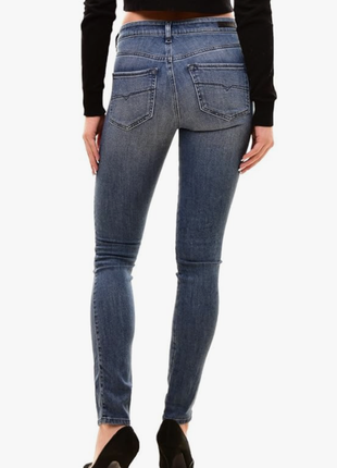 Качественные джинсы скинни diesel doris stretch super slim-skinny regular waist jeans2 фото