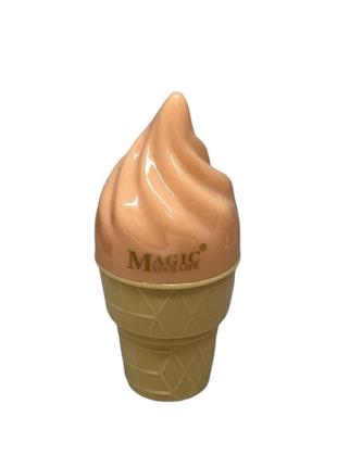 Бальзам для губ зволожуючий magic your life "морозиво", персик 14 g2 фото