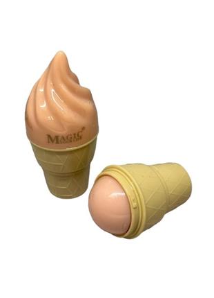 Бальзам для губ зволожуючий magic your life "морозиво", персик 14 g