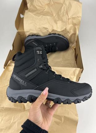 Черевики merrell thermo akita mid wp j036441 black, оригінальні черевики мерел чоловічі шкіра