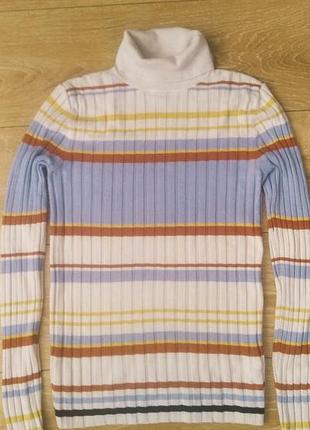 Гольф в рубчик базовый водолазка лонгслив