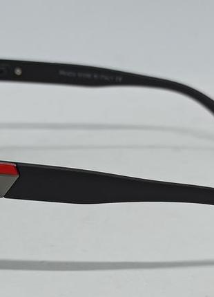 Очки в стиле prada мужские солнцезащитные брендовые в черной матовой оправе3 фото