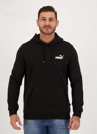 Оригінльне утеплене худі puma ess small logo hoodie / 586690011 фото