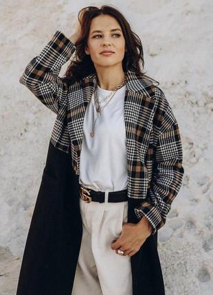 Длинное пальто kryhitka lima