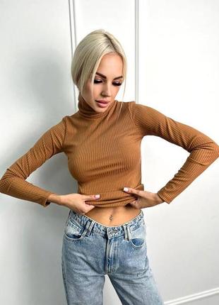 Гольф в рубчик, є великі розміри, водолазка4 фото