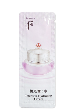 Увлажняющий крем the history of whoo soo yeon intensive hydrating cream 1 мл