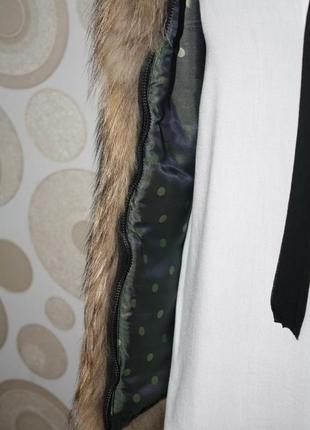 Жилет жилетка мех енот метелица р. s