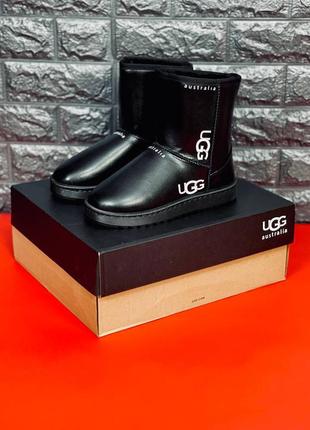 Женские сапоги ugg кожаные зимние сапоги уг угги уггі ботинки6 фото