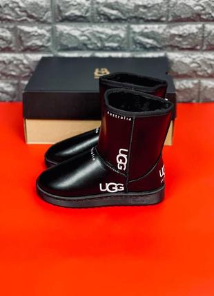 Женские сапоги ugg кожаные зимние сапоги уг угги уггі ботинки1 фото