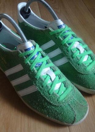 Adidas gazelle og green zest hotsell