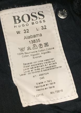Брюки джинсы hugo boss черные классические винтажные7 фото