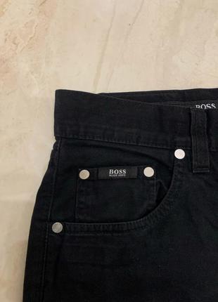 Брюки джинсы hugo boss черные классические винтажные2 фото