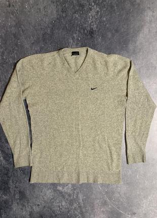 Шерстяной свитер кофта мужская nike golf