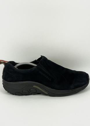Трекинговые ботинки / кроссовки merrell midnight черные оригинал кожаные замшевые размер 45 us11 ru10.52 фото