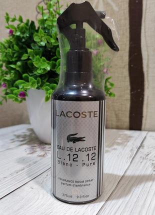 Парфюмированный спрей в стиле lacoste eau de l.12.12 blanc-pure 275 мл