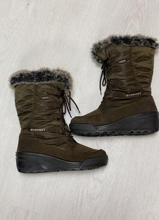 Зимние сапоги фирмы everest watertex.размер 39,сапоги, ботинки
