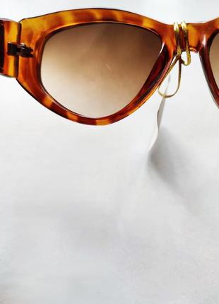 Солнцезащитные очки gold road medusa леопардовые винтажные4 фото