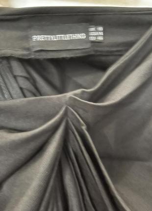 Крутая брендовая юбка юбка асимметричный большой размер6 фото