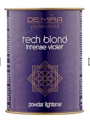 Пудра, що освітлює, з антижовтим ефектом demira professional tech blond intense violet  40 г1 фото