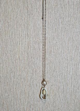 Красивое украшение, бусы, ожерелье с натуральной жемчужиной marks &amp; spencer4 фото