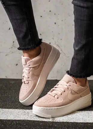 Кроссовки nike air force 1 sage low pink