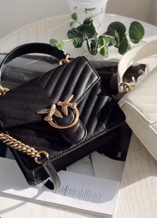 Сумка pinko mini love bag top handle кожа оригинал