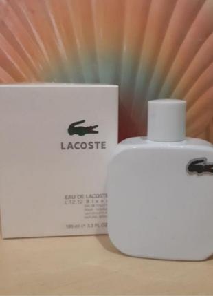 Lacoste white canvas sale