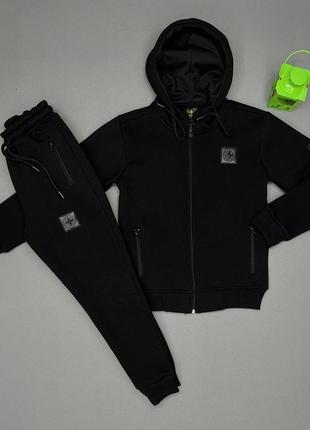 Костюм stone island трьохнитка начос теплий 128, 128, 158 см. стон айленд
