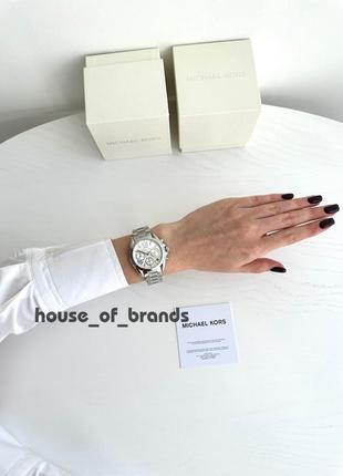 Michael kors bradshaw chronograph mk6174 женские наручные брендовые часы майкл корс оригинал мишель корс на подарок жене подарок девушке2 фото