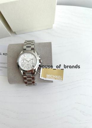 Michael kors bradshaw chronograph mk6174 женские наручные брендовые часы майкл корс оригинал мишель корс на подарок жене подарок девушке9 фото