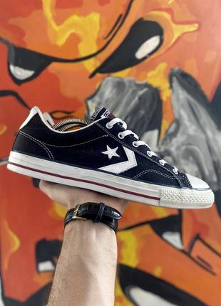 Converse кеды мокасины 44 размер черные оригинал