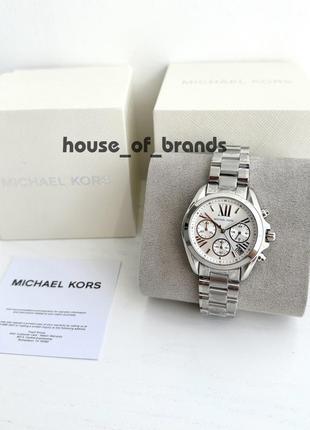 Michael kors bradshaw chronograph mk6174 жіночий брендовий наручний годинник майкл корс оригінал мішель корс на подарунок дівчині подарунок дружині