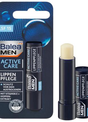 Бальзам для губ balea men active care lippen pflege