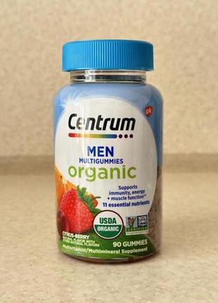 Жувальні вітаміни для чоловіків centrum organic men для чоловіків1 фото