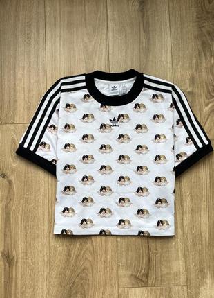 Топ adidas fiorucci angels crop top