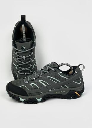 Треккинговые кроссовки / ботинки merrell moab 2 gtx gore tex j06036 waterproof оригинал серые размер 39 39.5 40