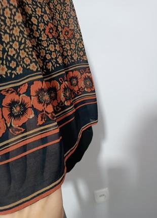 Блуза из вискозы by iris, s, с высокой горловиной.4 фото