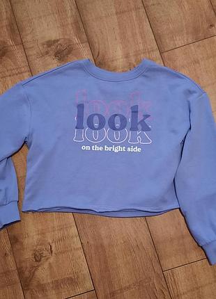 Свитшот укороченный 13-14 лет