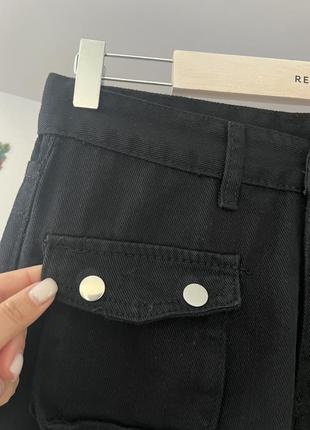 Крутые черные джинсы карго asos4 фото