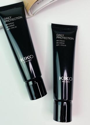 Тональный бб-крем kiko milano daily protection bb cream spf 30. тональний крем кіко мілано. тоналка. тональна основа